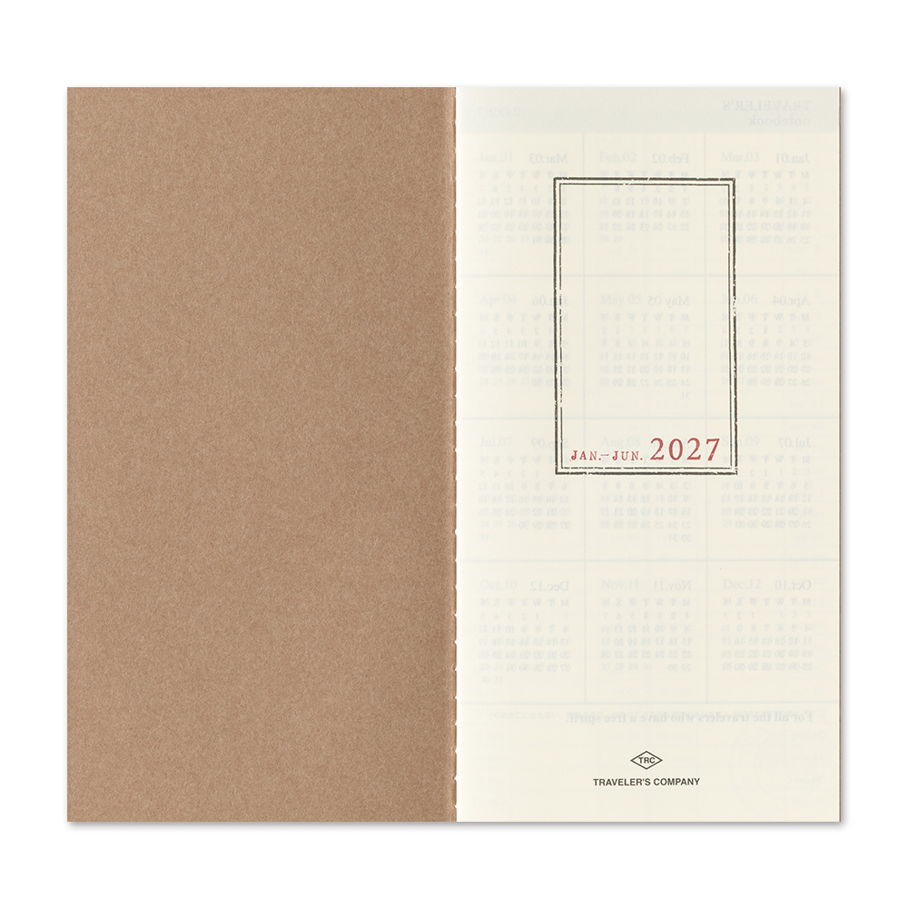 TRAVELER’S Notebook Refill 2027 Weekly Vertical — gallery