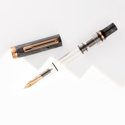 TWSBI ECO Black Marble w/Bronze Fountain Pen — gallery