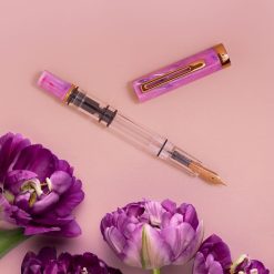 TWSBI ECO Fluorite Purple with Bronze Fountain Pen