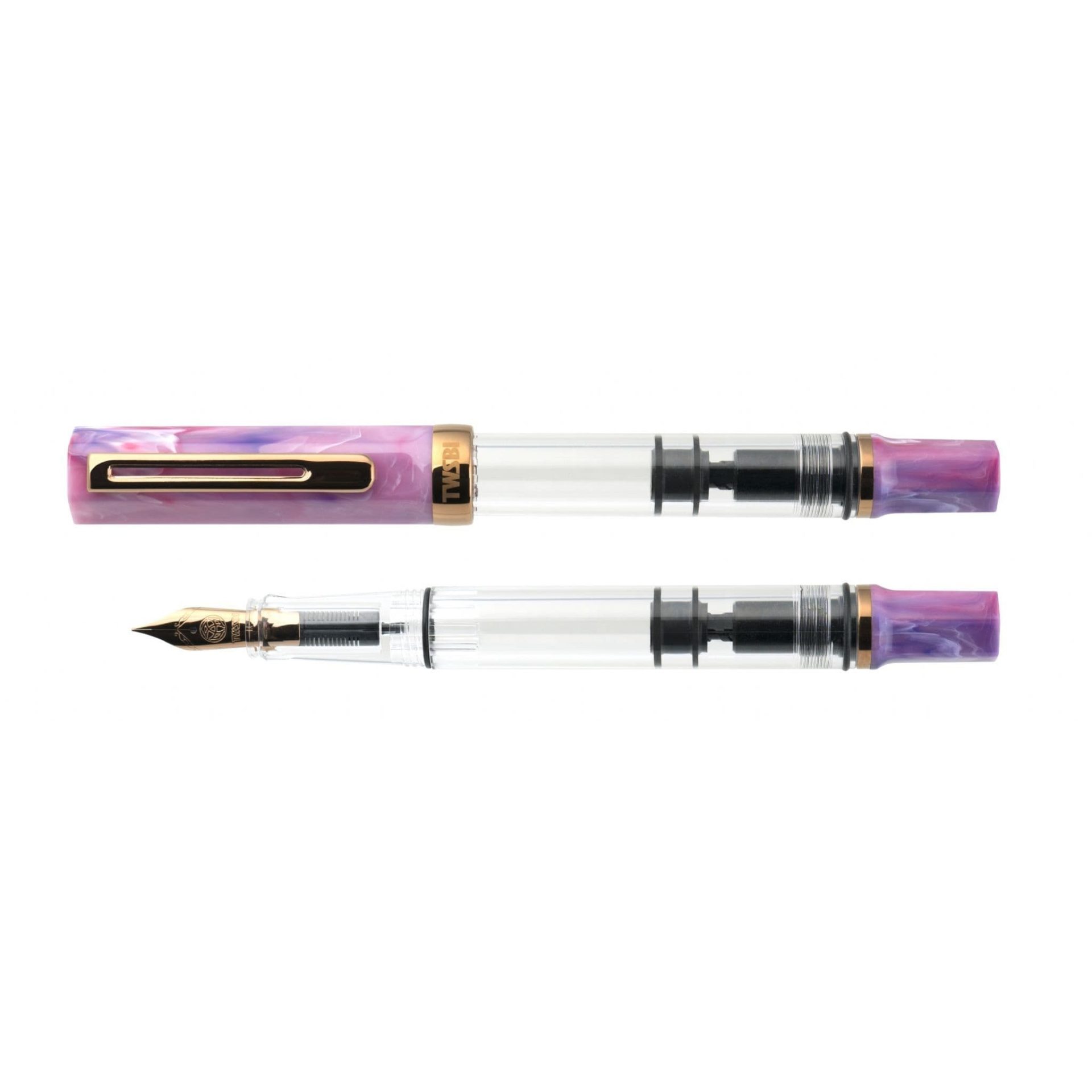 TWSBI ECO Fluorite Purple with Bronze Fountain Pen — gallery
