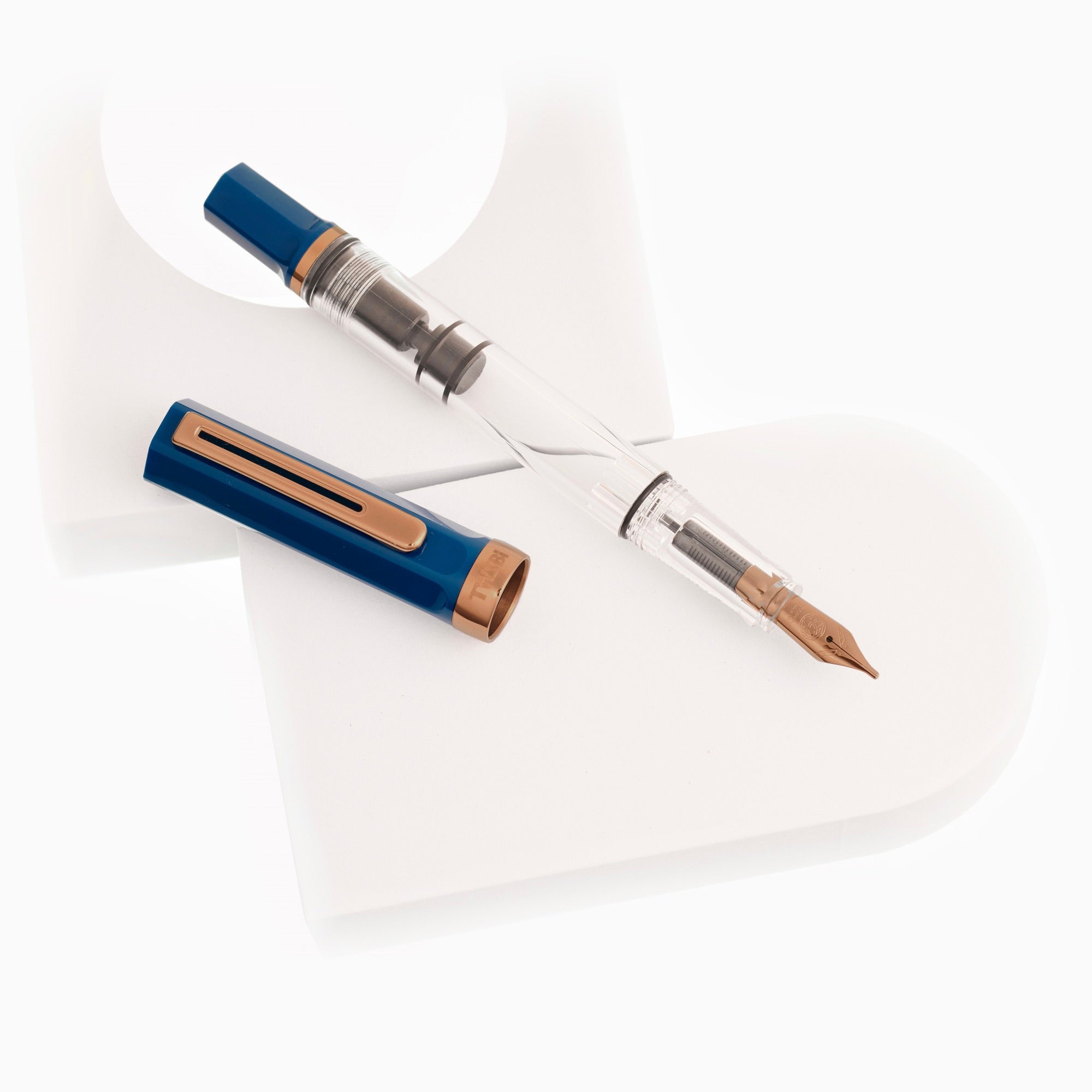 TWSBI ECO Indigo Blue w/ Bronze Fountain Pen — gallery