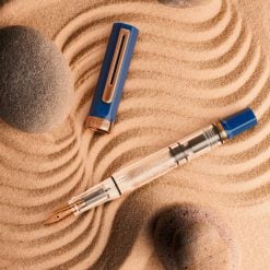 TWSBI ECO Indigo Blue w/ Bronze Fountain Pen — gallery