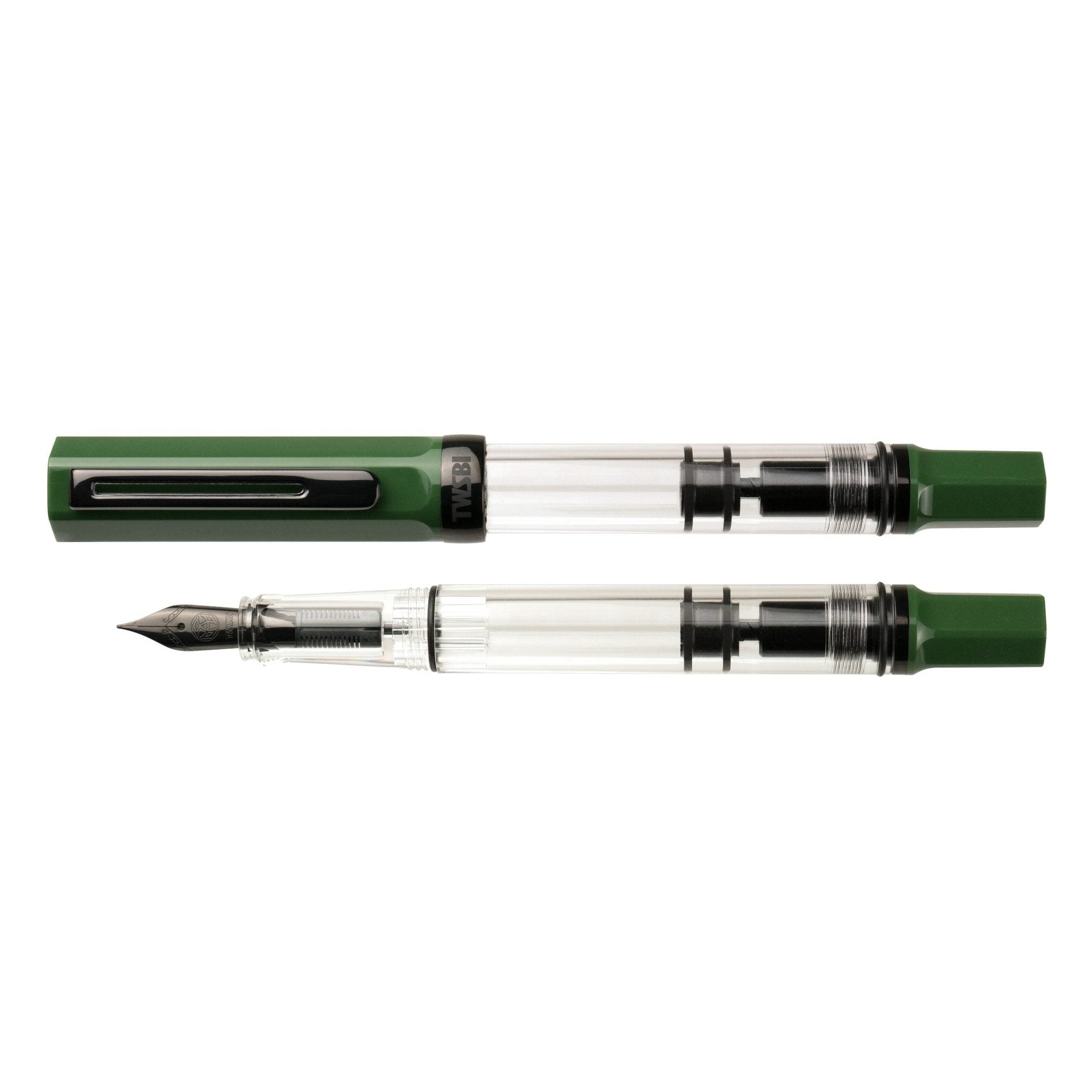 TWSBI ECO Irish Green w/Oynx Fountain Pen