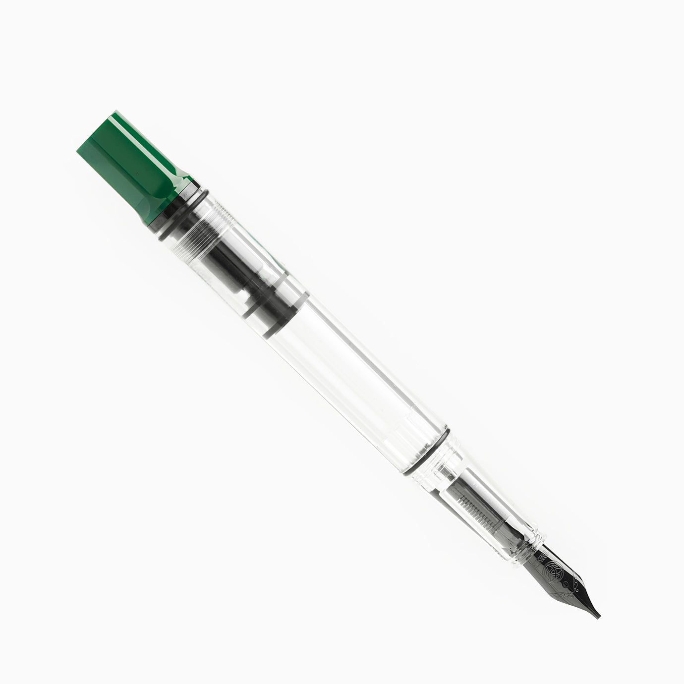 TWSBI ECO Irish Green w/Oynx Fountain Pen — gallery