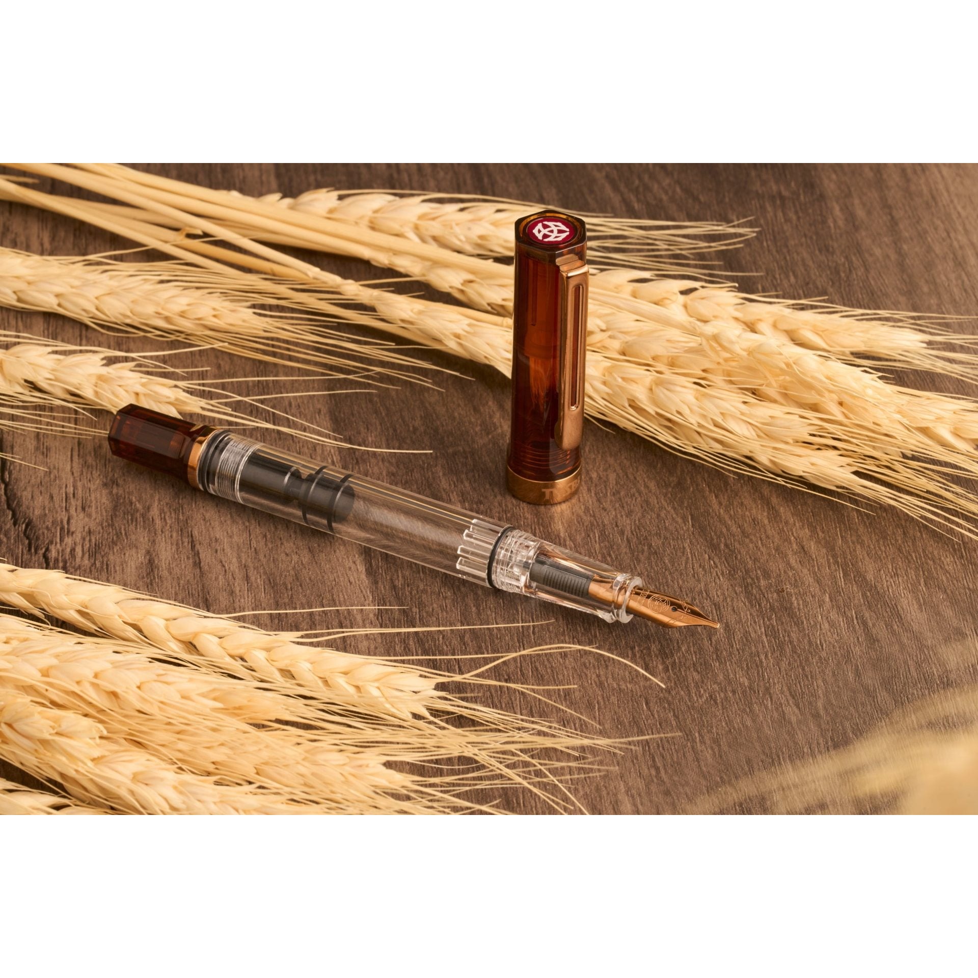 TWSBI ECO Rootbeer w/Bronze Fountain Pen — gallery
