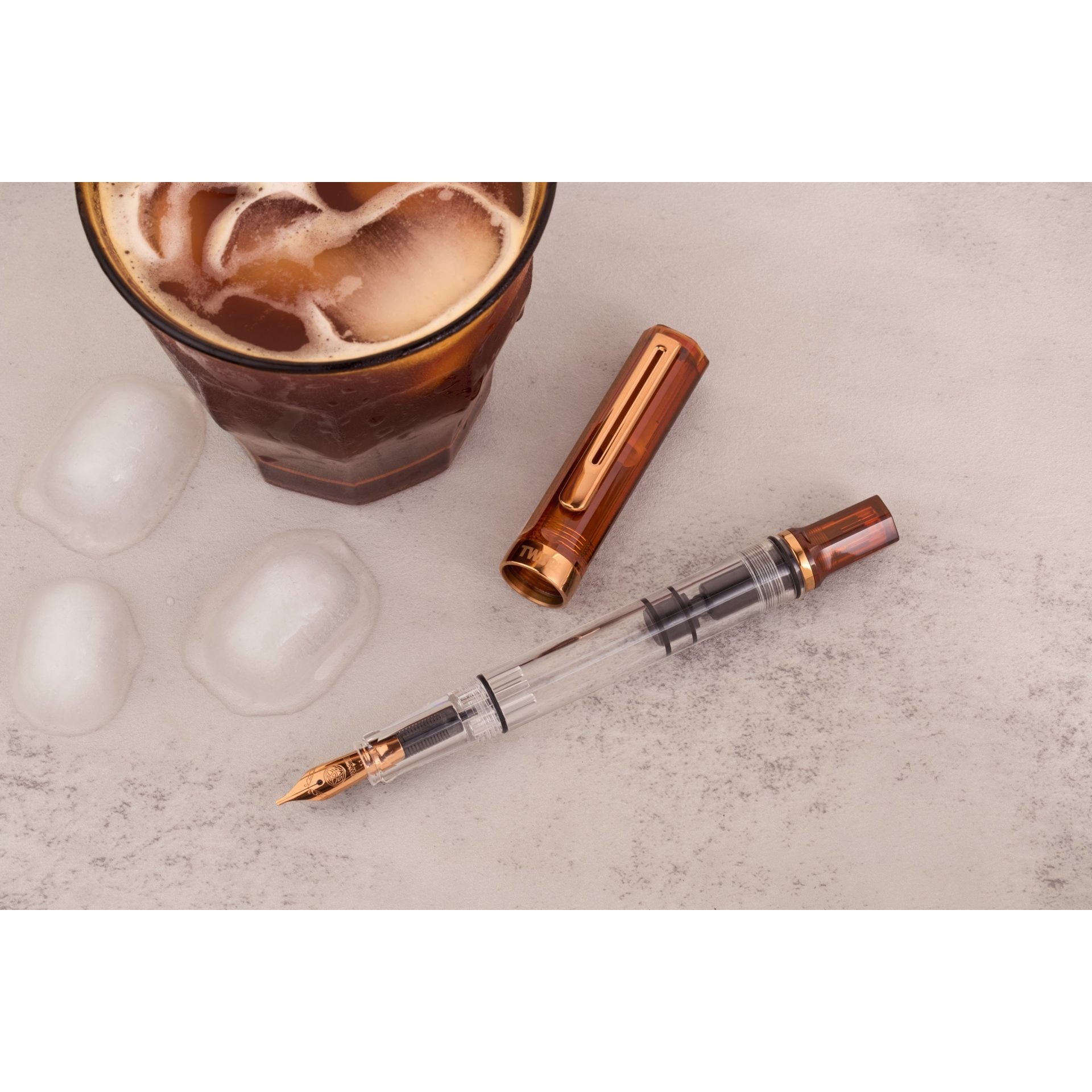 TWSBI ECO Rootbeer w/Bronze Fountain Pen — gallery