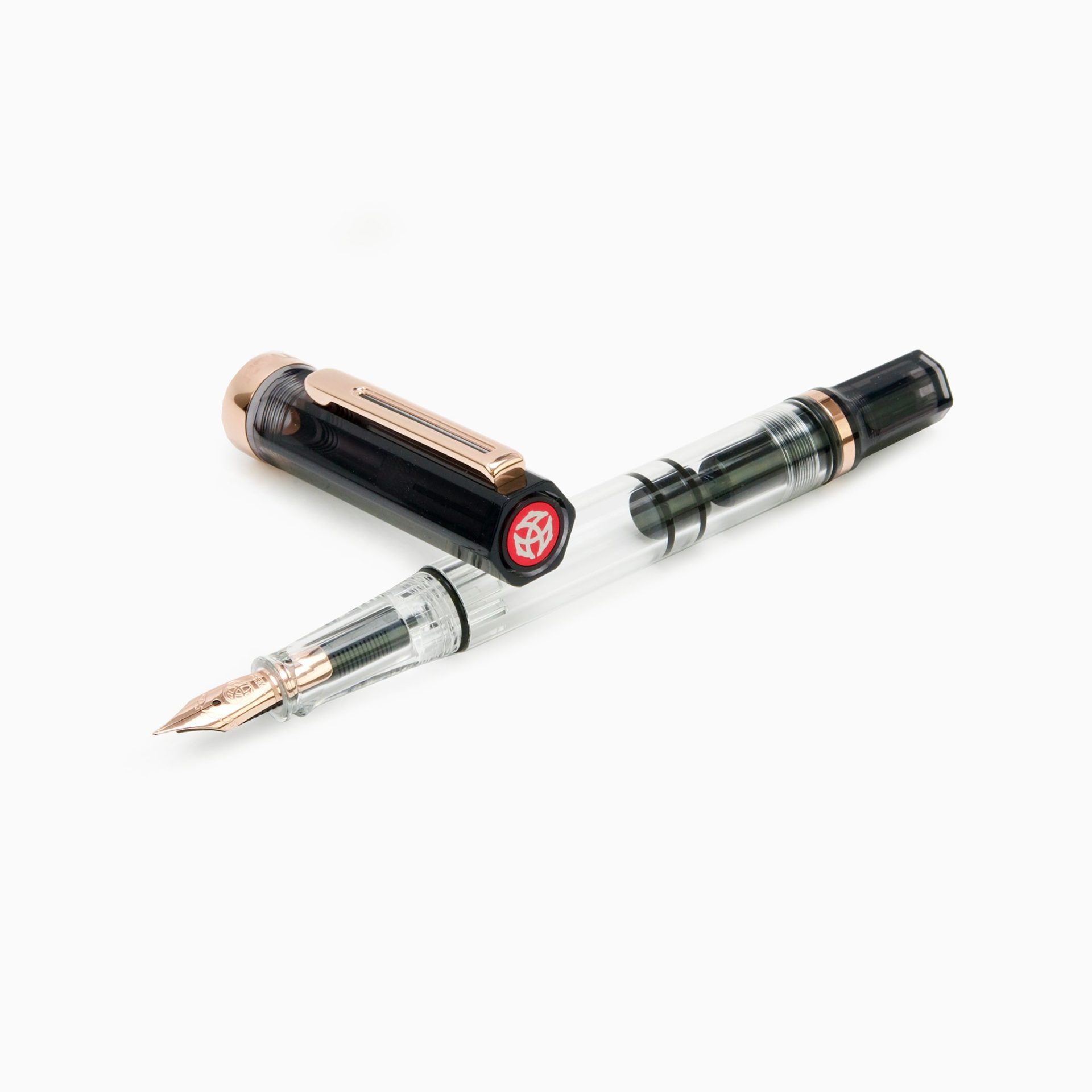 TWSBI ECO Smoke RoseGold Fountain Pen — gallery