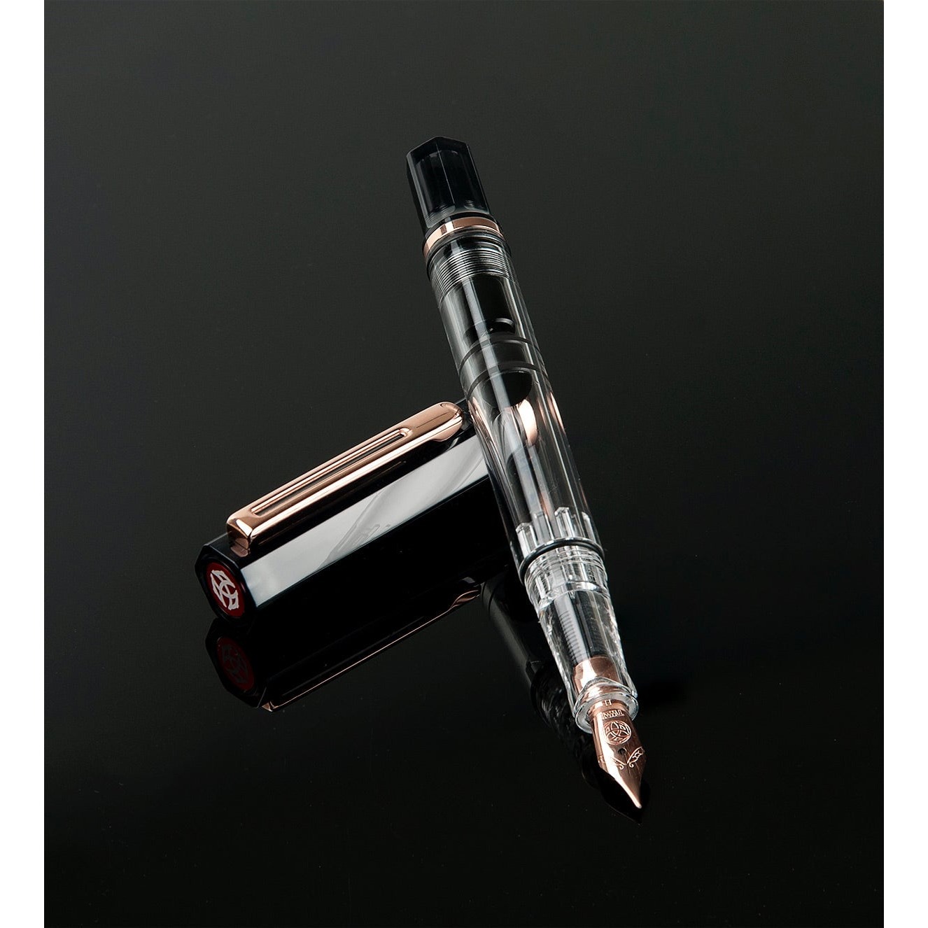 TWSBI ECO Smoke RoseGold Fountain Pen — gallery
