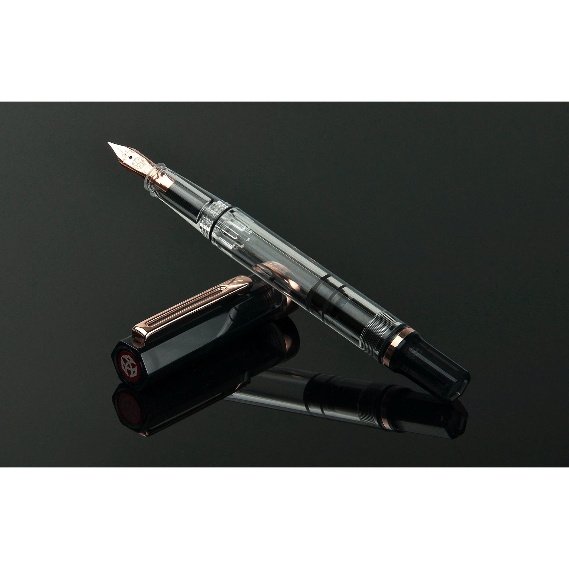 TWSBI ECO Smoke RoseGold Fountain Pen — gallery