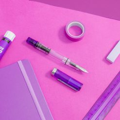 TWSBI ECO Transparent Purple Fountain Pen — gallery