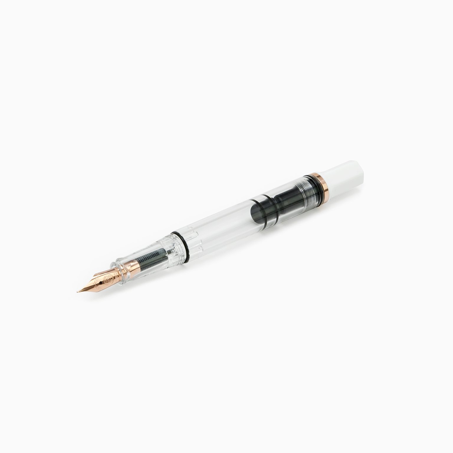 TWSBI ECO White Rose Gold Fountain Pen — gallery