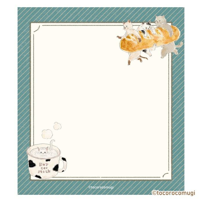Furukawa Paper Tocorocomugi Memo Pad - Bread