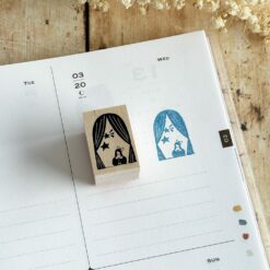 Kin.Iro.Hitode Rubber Stamp - Girl and Window