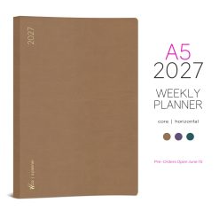 Wonderland222 A5 2027 Weekly Core Horizontal Planner