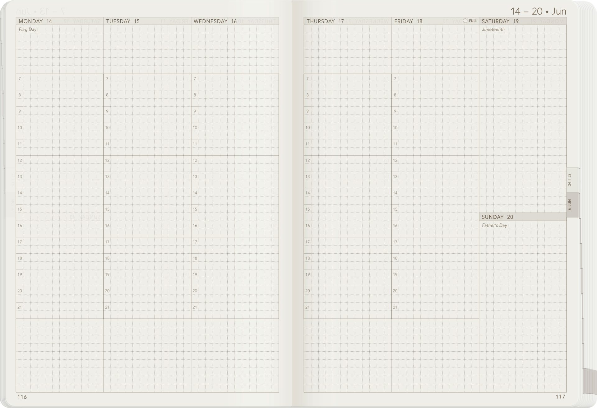 Wonderland222 A5 2027 Weekly Core Planner – Stacked Weekends — gallery