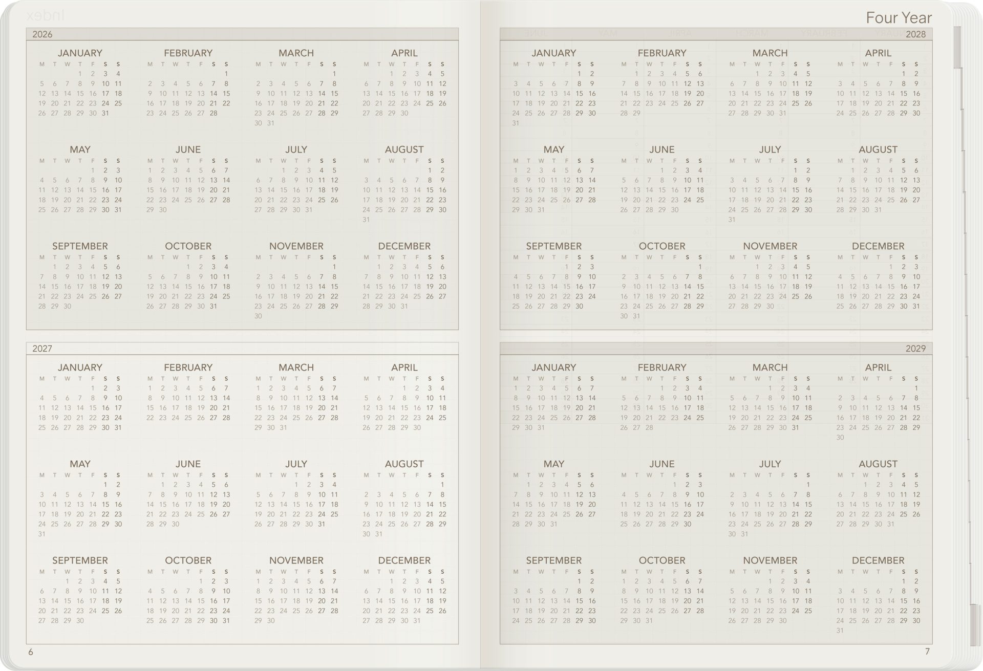 Wonderland222 A5 2027 Weekly Core Planner – Stacked Weekends — gallery
