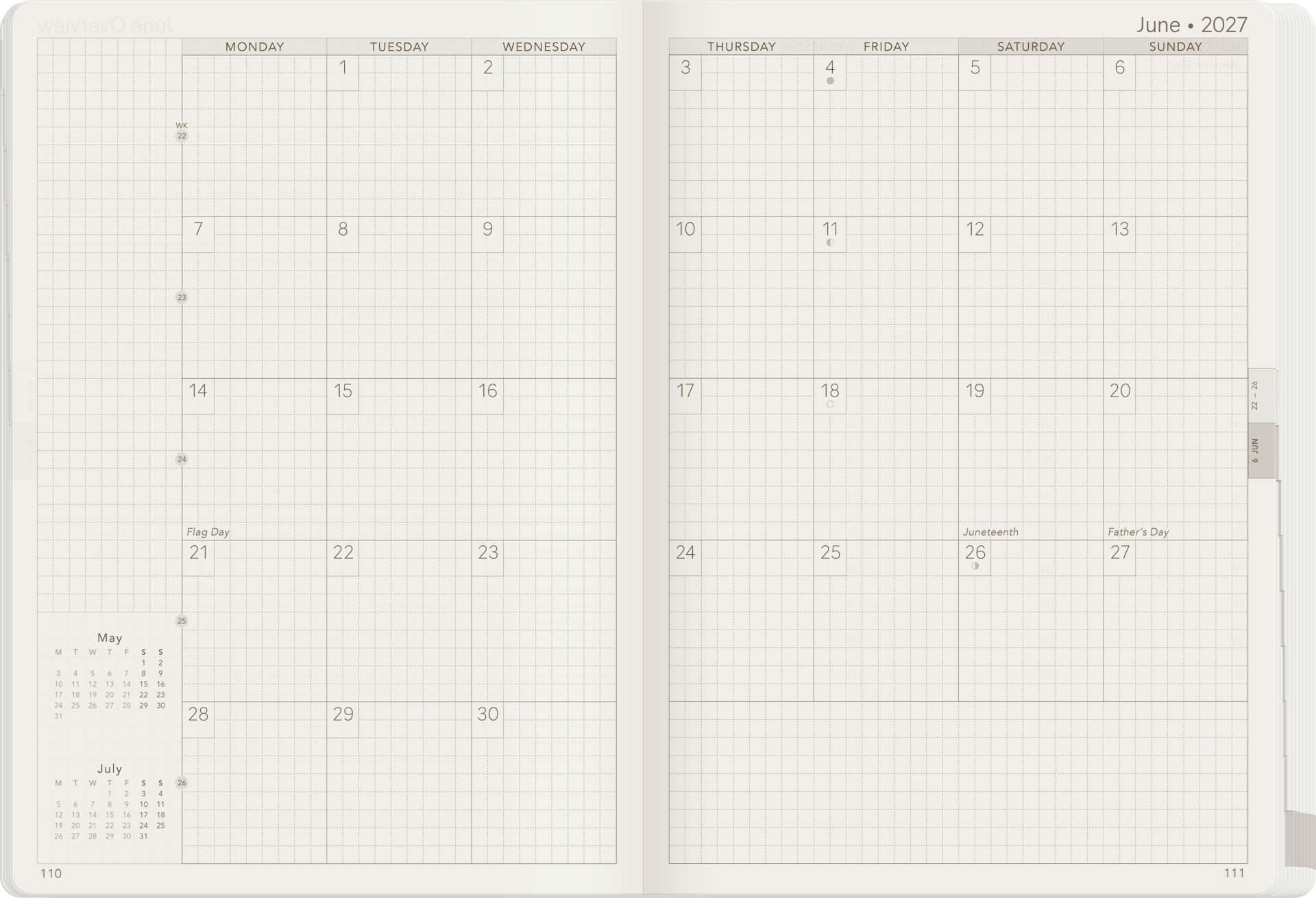 Wonderland222 A5 2027 Weekly Core Planner – Stacked Weekends — gallery
