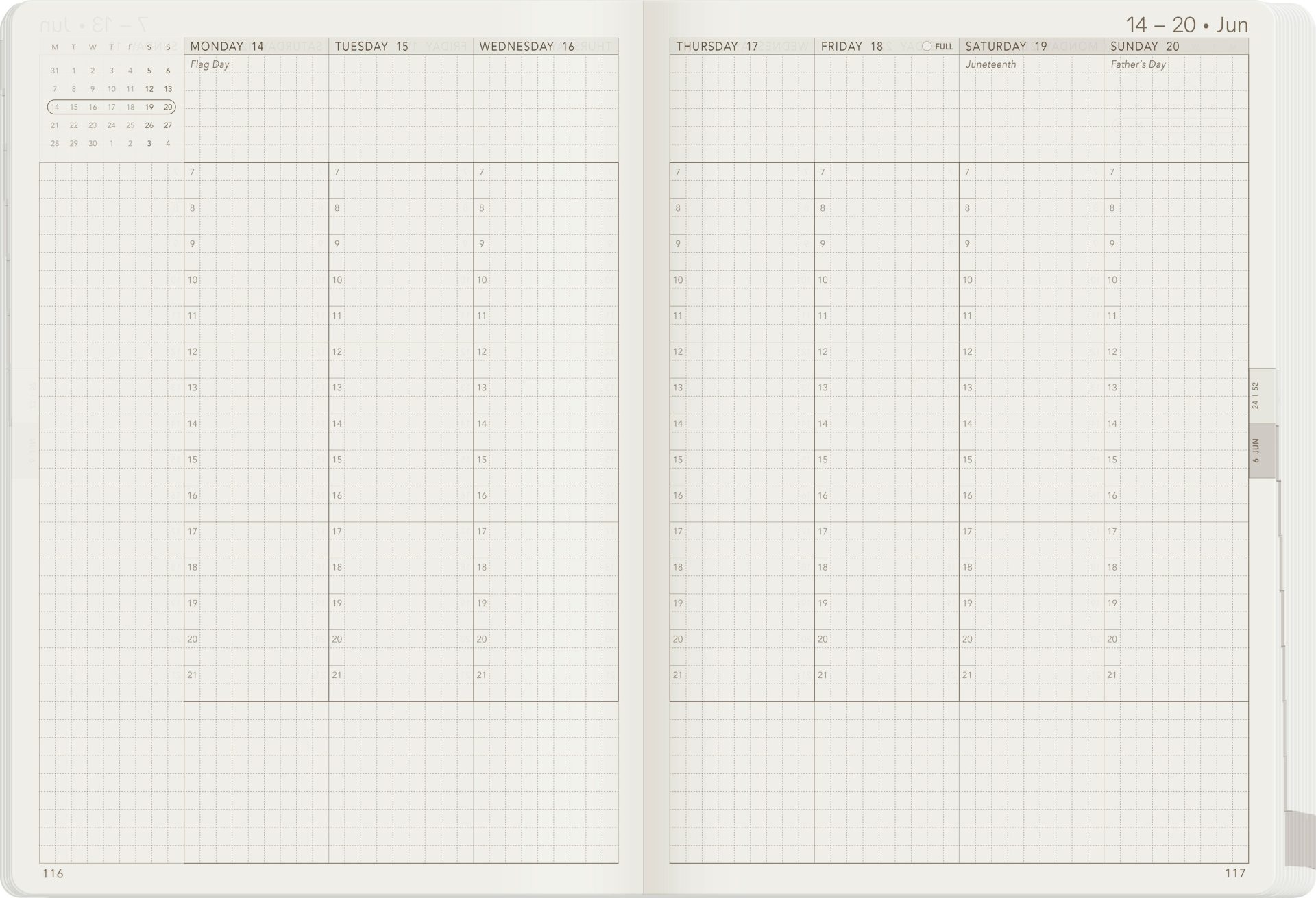 Wonderland222 A5 2027 Weekly Core Planner – Unstacked Weekends — gallery