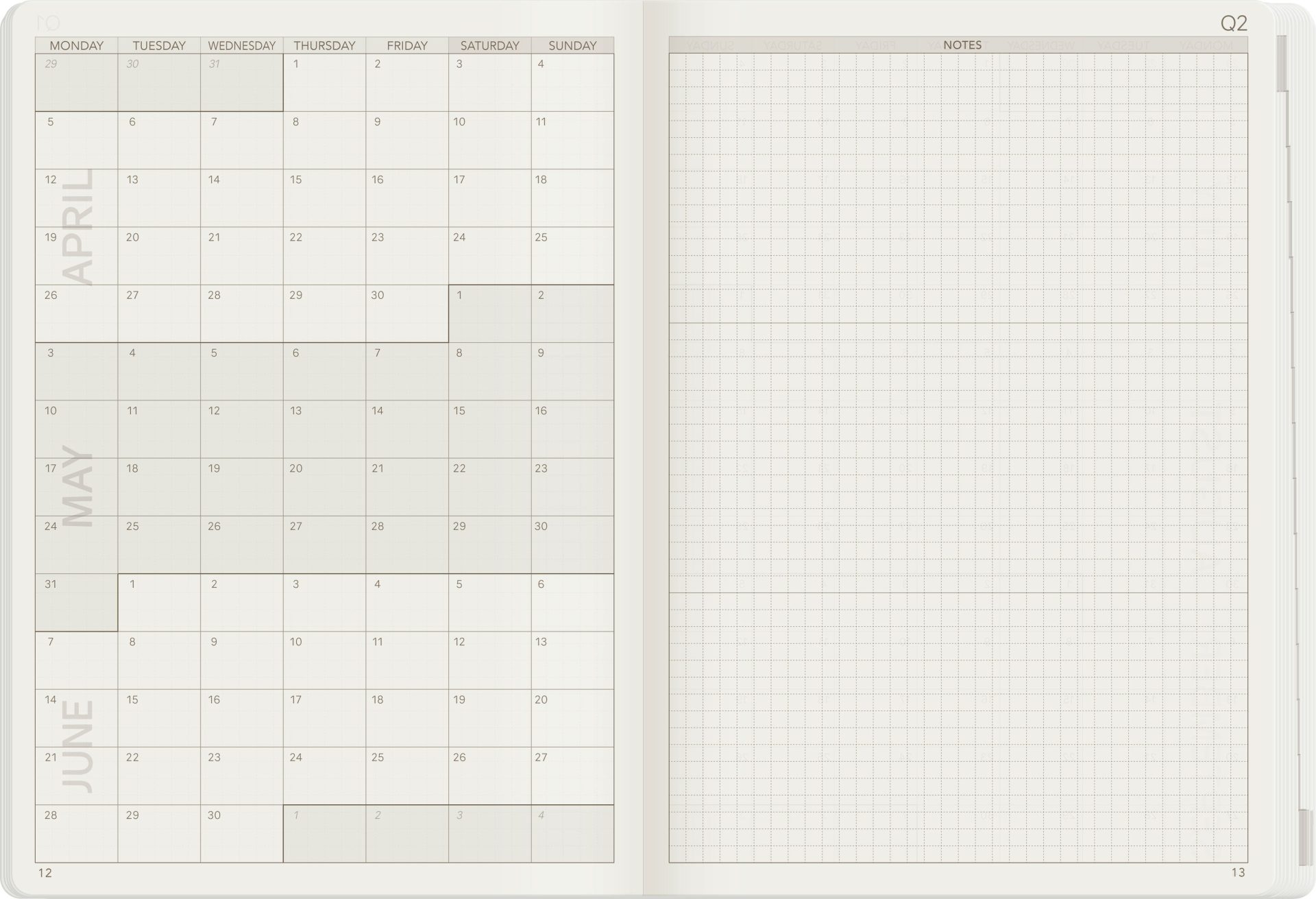 Wonderland222 A5 2027 Weekly Core Planner – Unstacked Weekends — gallery