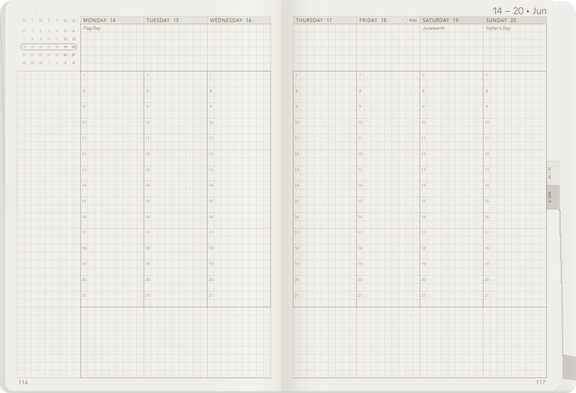 Wonderland222 A5 2027 Weekly Planner All-in-One – Unstacked Weekends — gallery