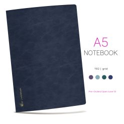 Wonderland222 A5 Grid Notebook 2027 Edition – 192 pages
