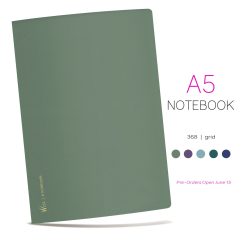 Wonderland222 A5 Grid Notebook 2027 Edition – 368 pages