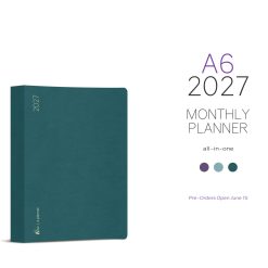 Wonderland222 A6 2027 Monthly Planner All-in-One