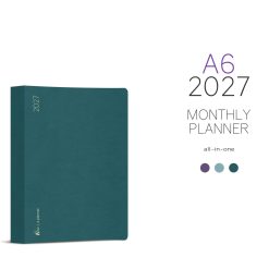Wonderland222 A6 2027 Monthly Planner All-in-One — gallery