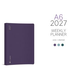 Wonderland222 A6 2027 Weekly Core Planner – Stacked Weekends — gallery