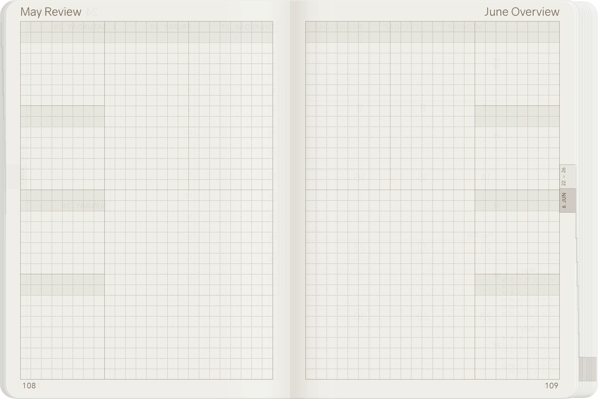 Wonderland222 A6 2027 Weekly Core Planner – Stacked Weekends — gallery