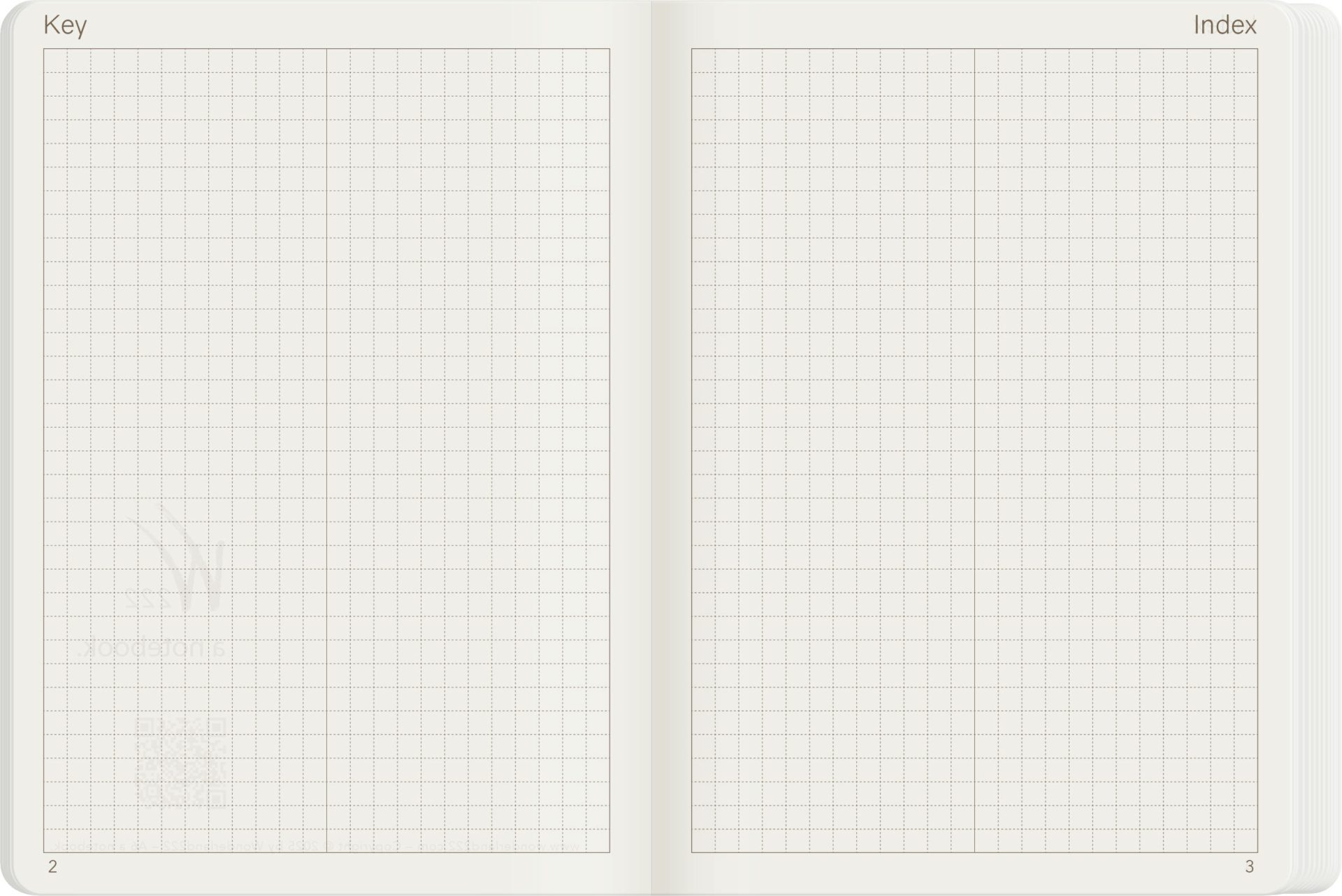 Wonderland222 A6 Grid Notebook 2027 Edition – 96 pages — gallery