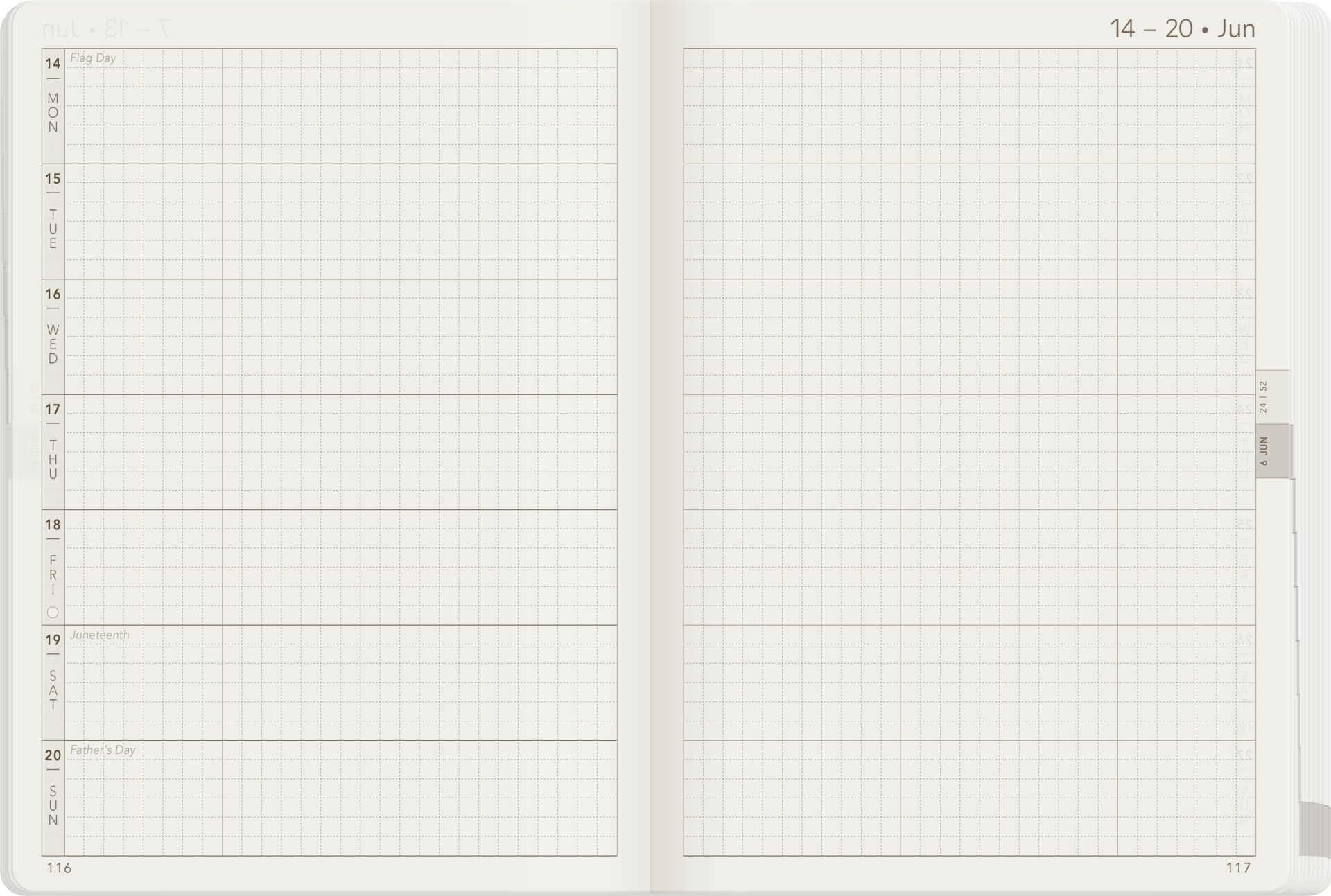 Wonderland222 B6 2027 Weekly Core Horizontal Planner — gallery