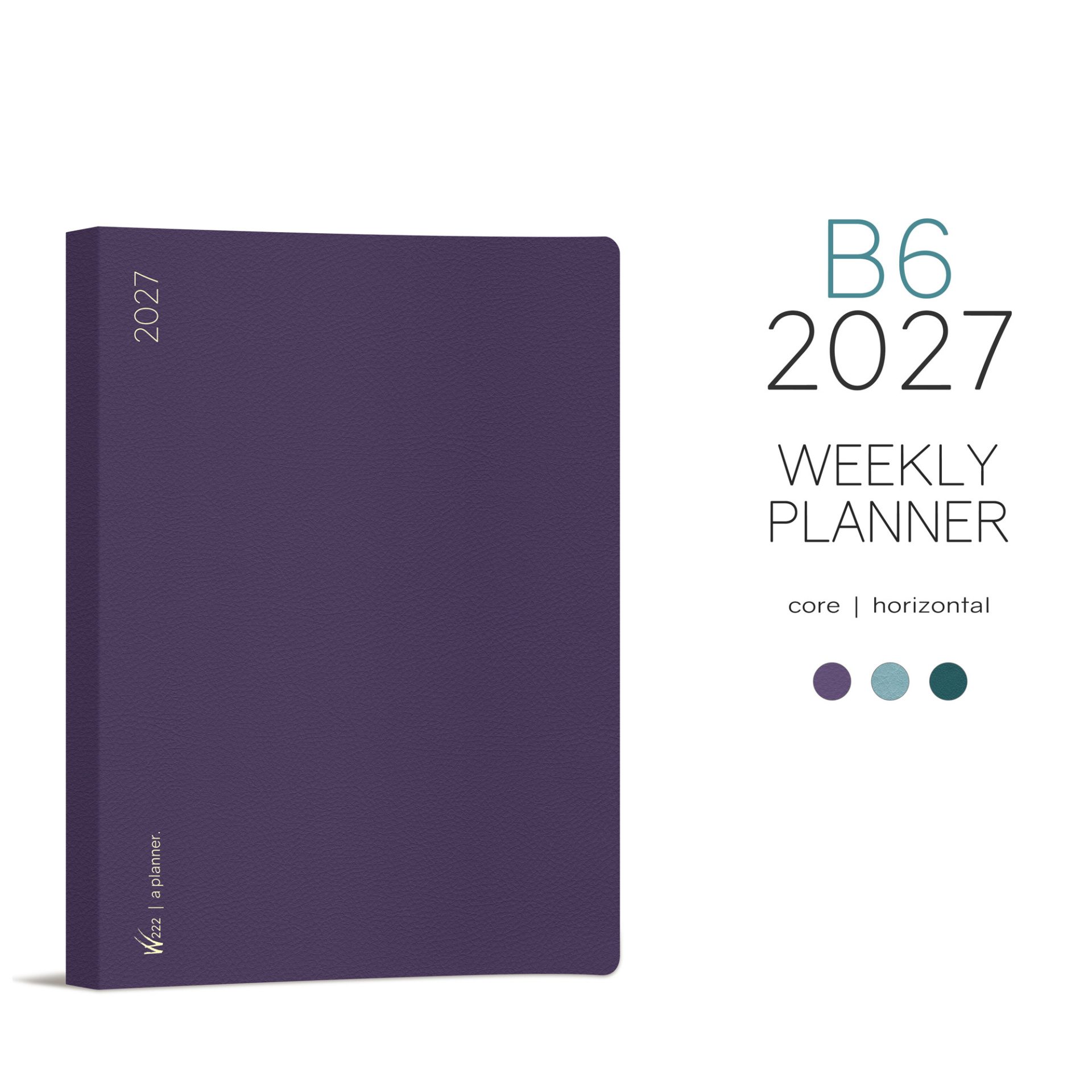 Wonderland222 B6 2027 Weekly Core Horizontal Planner — gallery