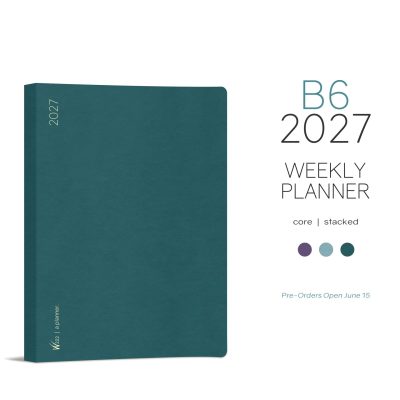 Wonderland222 B6 2027 Weekly Core Planner – Stacked Weekends