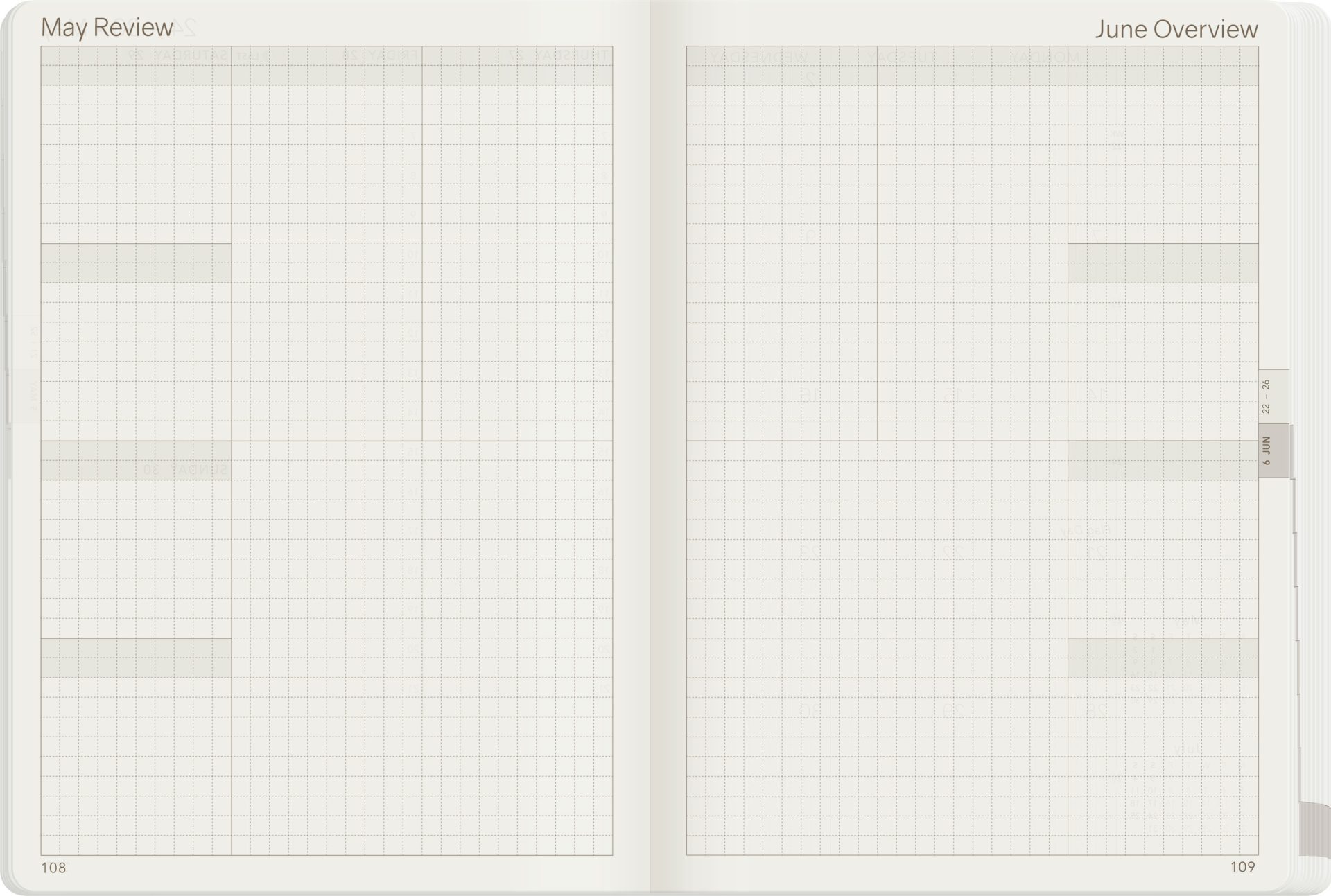 Wonderland222 B6 2027 Weekly Core Planner – Unstacked Weekends — gallery