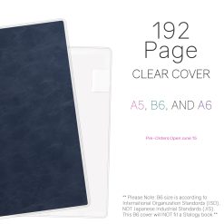 Wonderland222 Clear Cover for 2027 Notebook / Planner – 192 pages