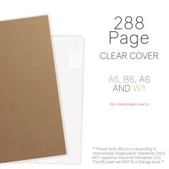 Wonderland222 Clear Cover for 2027 Notebook / Planner – 288 pages