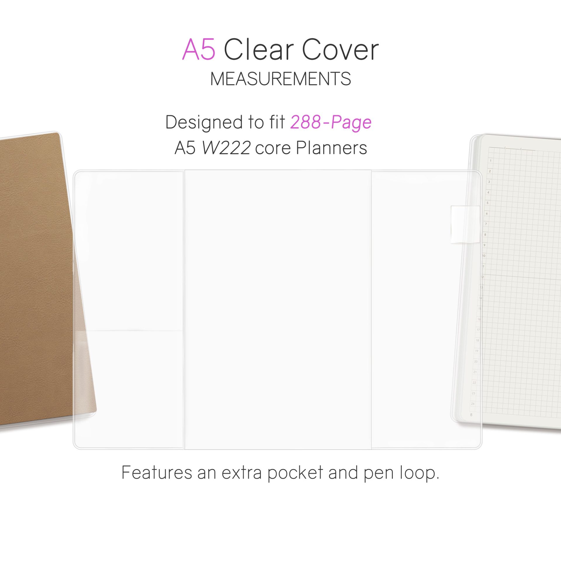 Wonderland222 Clear Cover for 2027 Notebook / Planner – 288 pages — gallery