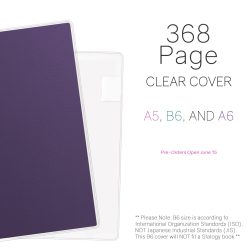 Wonderland222 Clear Cover for 2027 Notebook / Planner – 368 pages