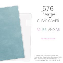 Wonderland222 Clear Cover for 2027 Notebook / Planner – 576 pages