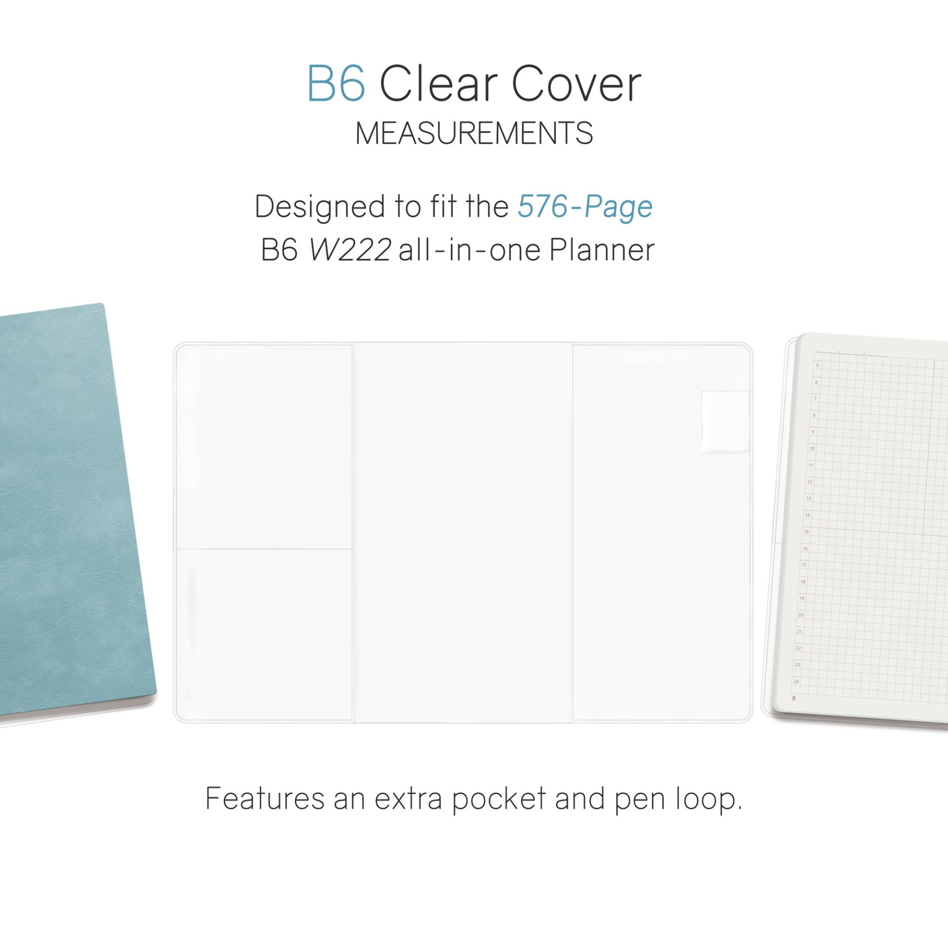 Wonderland222 Clear Cover for 2027 Notebook / Planner – 576 pages — gallery