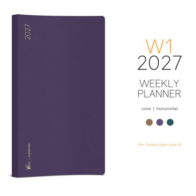 Wonderland222 W1 2027 Weekly Core Horizontal Planner