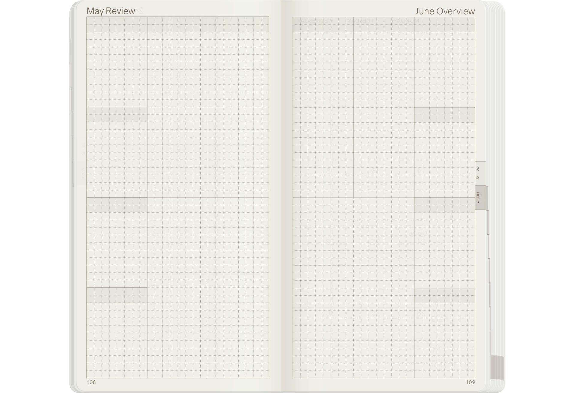 Wonderland222 W1 2027 Weekly Core Horizontal Planner — gallery