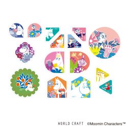 World Craft Moomin Washi Stickers - Moominvalley