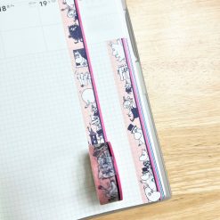 World Craft Moomin Washi Tape - Pink Border