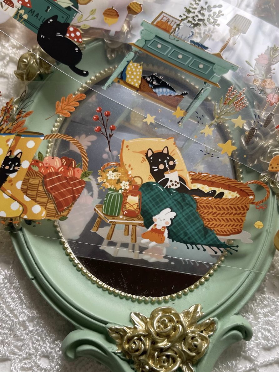 Xiami Studio Kiss-Cut PET Tape - Autumn elements