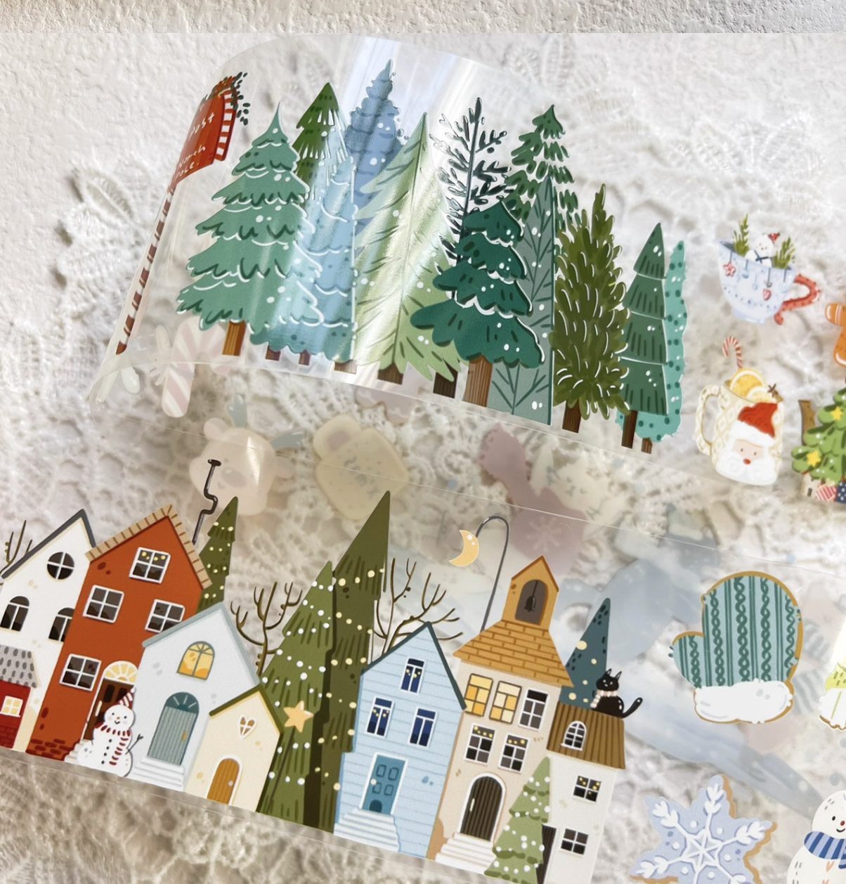 Xiami Studio Kiss-Cut PET Tape - Christmas Cat