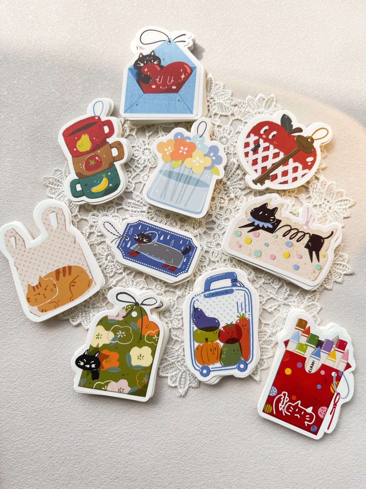 Xiami Studio Die-cut Memo Papers – Small Tag