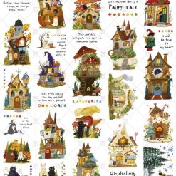 Xiami Studio Kiss-cut PET Tape - Fairy Tale Cottage