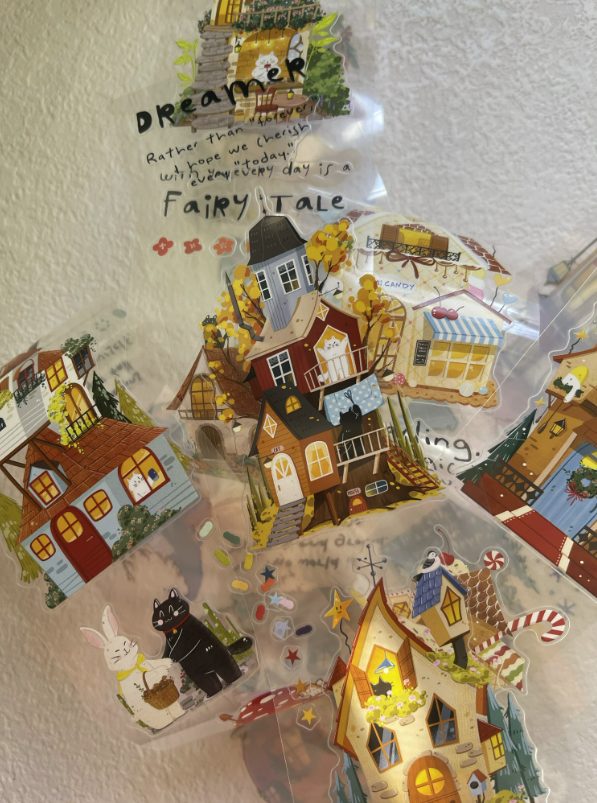 Xiami Studio Kiss-cut PET Tape - Fairy Tale Cottage